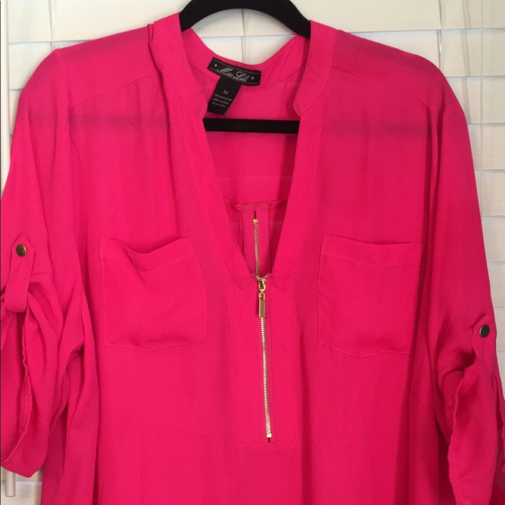 Miss Lili pink tunic top